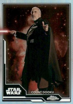 2021 Topps Chrome Star Wars Legacy - Wielders of the Light Saber #WL-6 Count Dooku Front
