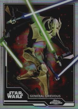 2021 Topps Chrome Star Wars Legacy - Wielders of the Light Saber #WL-17 General Grievous Front