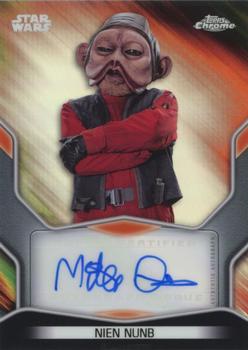 2021 Topps Chrome Star Wars Legacy - Age of Resistance Autographs #ARS-MQ Mike Quinn Front