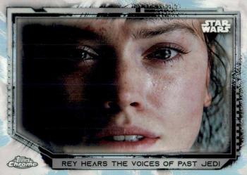 2021 Topps Chrome Star Wars Legacy - Refractor #24 Rey Hears The Voices Of Past Jedi Front