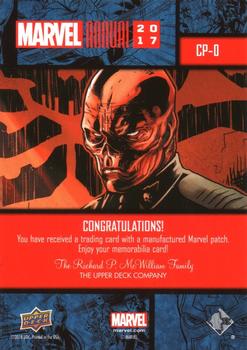 2017 Upper Deck Marvel Annual - Comic Patches e-Pack Achievements #CP-0 Red Skull Back