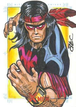 2009 Rittenhouse X-Men Archives - Sketches #NNO Adam Cleveland Front