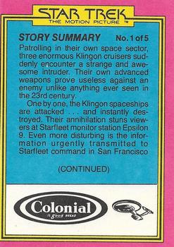 1979 Topps Colonial Star Trek: The Motion Picture #3 