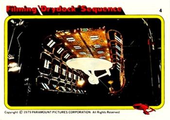 1979 Topps Kilpatrick's Star Trek: The Motion Picture #4 Filming 'Drydock' Sequence Front