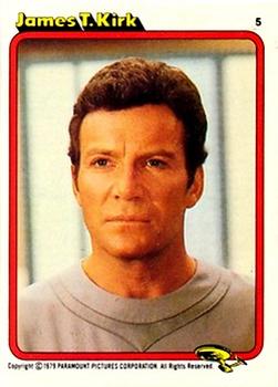 1979 Topps Kilpatrick's Star Trek: The Motion Picture #5 James T. Kirk Front