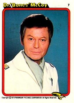 1979 Topps Kilpatrick's Star Trek: The Motion Picture #7 Dr. 'Bones' McCoy Front
