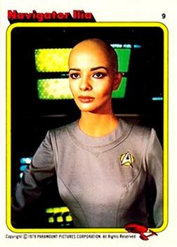 1979 Topps Kilpatrick's Star Trek: The Motion Picture #9 Navigator Ilia Front