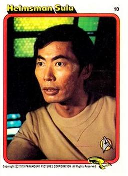 1979 Topps Kilpatrick's Star Trek: The Motion Picture #10 Helmsman Sulu Front