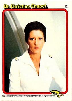 1979 Topps Kilpatrick's Star Trek: The Motion Picture #12 Dr. Christine Chapel Front
