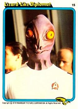 1979 Topps Kilpatrick's Star Trek: The Motion Picture #15 Lizard-Like Diplomat Front