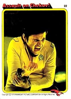 1979 Topps Kilpatrick's Star Trek: The Motion Picture #22 Assault on Chekov! Front