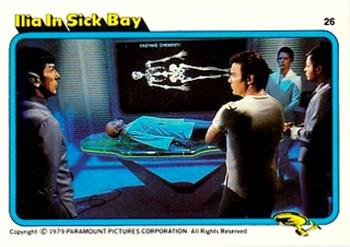 1979 Topps Kilpatrick's Star Trek: The Motion Picture #26 Ilia In Sick Bay Front