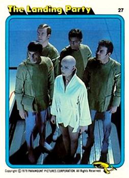 1979 Topps Kilpatrick's Star Trek: The Motion Picture #27 The Landing Party Front