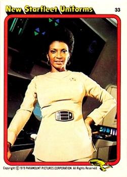 1979 Topps Kilpatrick's Star Trek: The Motion Picture #33 New Starfleet Uniforms Front