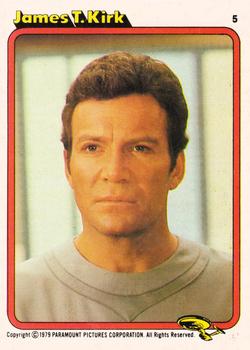 1979 Topps Manor Star Trek: The Motion Picture #5 James T. Kirk Front