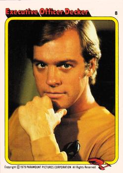 1979 Topps Manor Star Trek: The Motion Picture #8 Executive Officer Decker Front