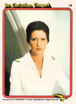 1979 Topps Manor Star Trek: The Motion Picture #12 Dr. Christine Chapel Front