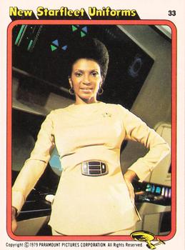1979 Topps Manor Star Trek: The Motion Picture #33 New Starfleet Uniforms Front