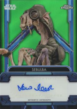 2021 Topps Chrome Star Wars Legacy - Age of Republic Autographs Green #ARP-LM Lewis Macleod Front