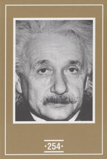 1991 Canada Games Face to Face: The Famous Celebrity Guessing Game #254 Albert Einstein Front