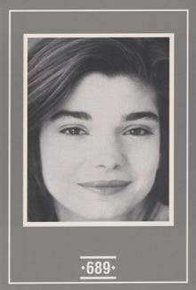 1991 Canada Games Face to Face: The Famous Celebrity Guessing Game #689 Laura San Giacomo Front