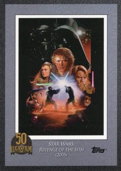 2021 Topps Now Star Wars: Lucasfilm 50th Anniversary #6 Revenge of the Sith Front