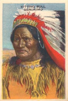 1927 Gridley Butter Heroes of History (F130) #42 Sitting Bull (Geronimo) Front