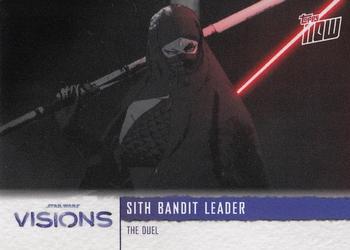 2021 Topps Now Star Wars: Visions: The Duel #4 Sith Bandit Leader Front