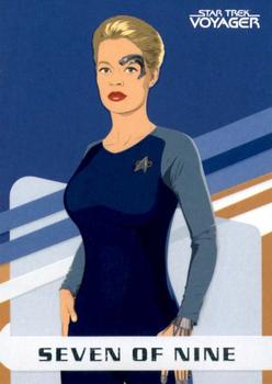 2021 Rittenhouse Women of Star Trek Art & Images - Universe Gallery #U28 Seven of Nine Front