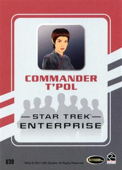 2021 Rittenhouse Women of Star Trek Art & Images - Universe Gallery #U30 Commander T'Pol Back