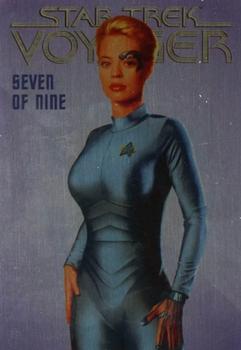 2021 Rittenhouse Women of Star Trek Art & Images - Rendered Art Metal Cards #NNO Seven of Nine Front