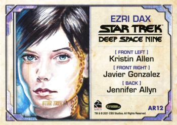 2021 Rittenhouse Women of Star Trek Art & Images - Artist Rendition #AR12 Ezri Dax Back