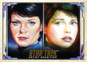 2021 Rittenhouse Women of Star Trek Art & Images - Artist Rendition #AR12 Ezri Dax Front