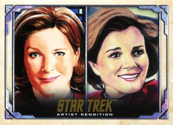 2021 Rittenhouse Women of Star Trek Art & Images - Artist Rendition #AR13 Kathryn Janeway Front