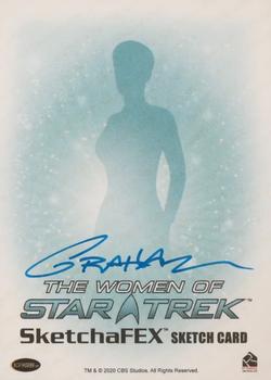 2021 Rittenhouse Women of Star Trek Art & Images - Sketches #NNO Kevin Graham Back