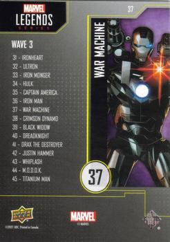 2021 Upper Deck Marvel Legends (Gamestop) #37 War Machine Back