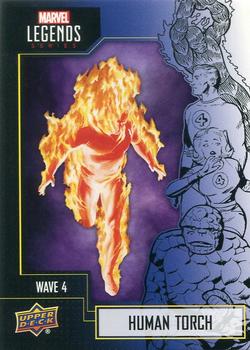 2021 Upper Deck Marvel Legends (Gamestop) #49 Human Torch Front