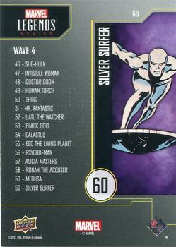 2021 Upper Deck Marvel Legends (Gamestop) #60 Silver Surfer Back