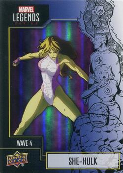 2021 Upper Deck Marvel Legends (Gamestop) - Foil #46 She-Hulk Front