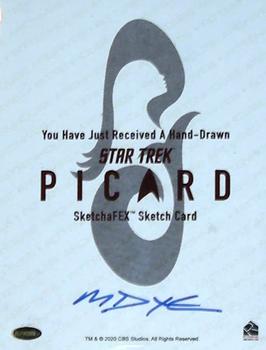 2021 Rittenhouse Star Trek: Picard Season One - Sketches #NNO Marcia Dye Back