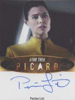 2021 Rittenhouse Star Trek: Picard Season One - Archive Box Autographs #NNO Peyton List Front