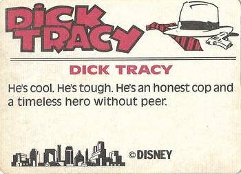 1990 Dandy Dick Tracy #1 Dick Tracy Back