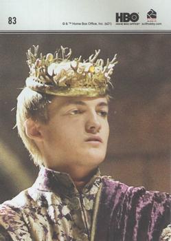 2021 Rittenhouse Game of Thrones Iron Anniversary Series 2 #83 King Joffrey Baratheon Back
