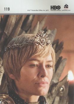 2021 Rittenhouse Game of Thrones Iron Anniversary Series 2 #119 Cersei Lannister Back