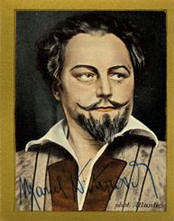 1933 Garbaty Buhnenstars und Ihre Autogramme #12 Marcel Wittrisch Front