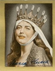 1933 Garbaty Buhnenstars und Ihre Autogramme #26 Maria Hussa Front