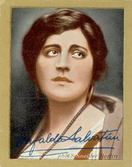 1933 Garbaty Buhnenstars und Ihre Autogramme #47 Mafalda Salvatini Front
