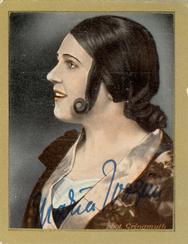 1933 Garbaty Buhnenstars und Ihre Autogramme #59 Maria Ivogün Front