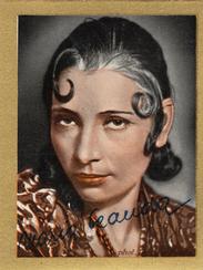 1933 Garbaty Buhnenstars und Ihre Autogramme #79 Maria Schanda Front