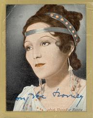 1933 Garbaty Buhnenstars und Ihre Autogramme #82 Brigitte Horney Front